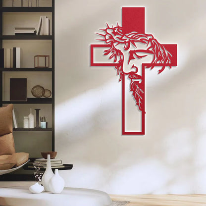 JESUS - Metal Wall Art Sign