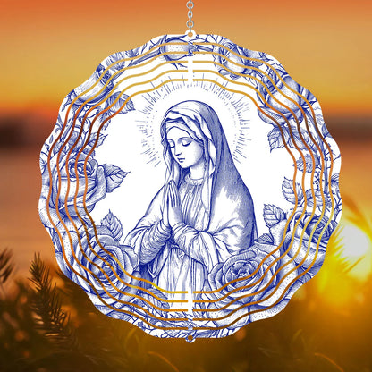 Immaculate Devotion Toile Art - Wind Spinners