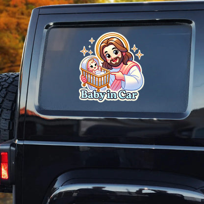 Baby In Car 4 - Sticker