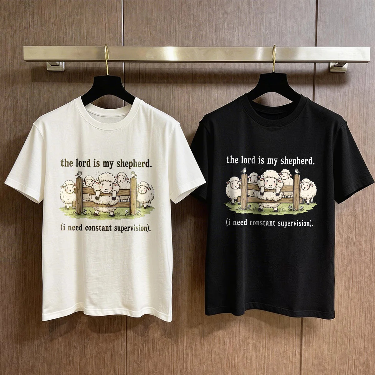 The Lord Is My Shepherd, Gift For Loved One | Personalized 2D Unisex T-shirt