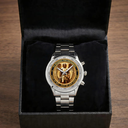 Archangel Michael Heaven’s Guardian - Men's Wrist Watch