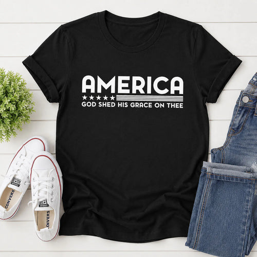 God Shed His Grace On Thee | 2D Unisex T-shirt