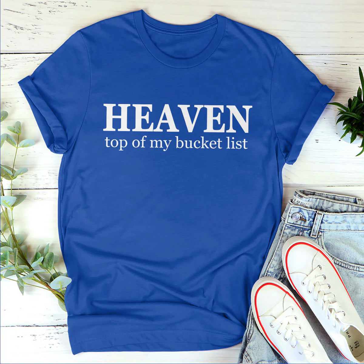 Top Of My Bucket List | Personalized 2D Unisex T-shirt