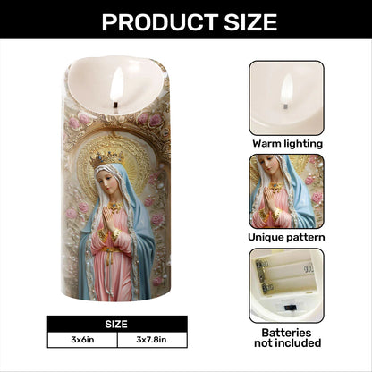 Queen Of Divine Light - Flameless LED Candle