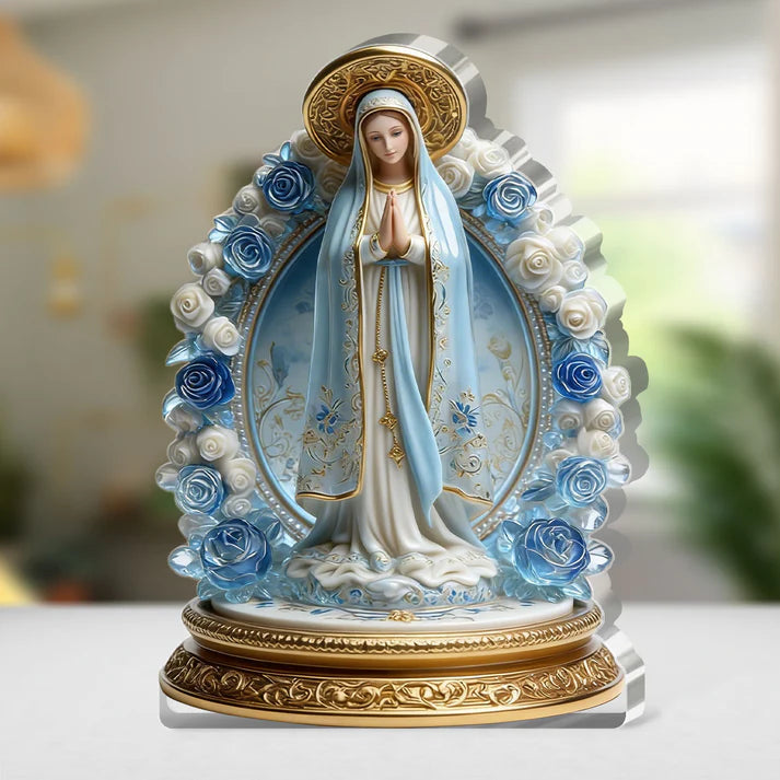 Assumption Of Mary - Custom Shaped Acrylic Plaque