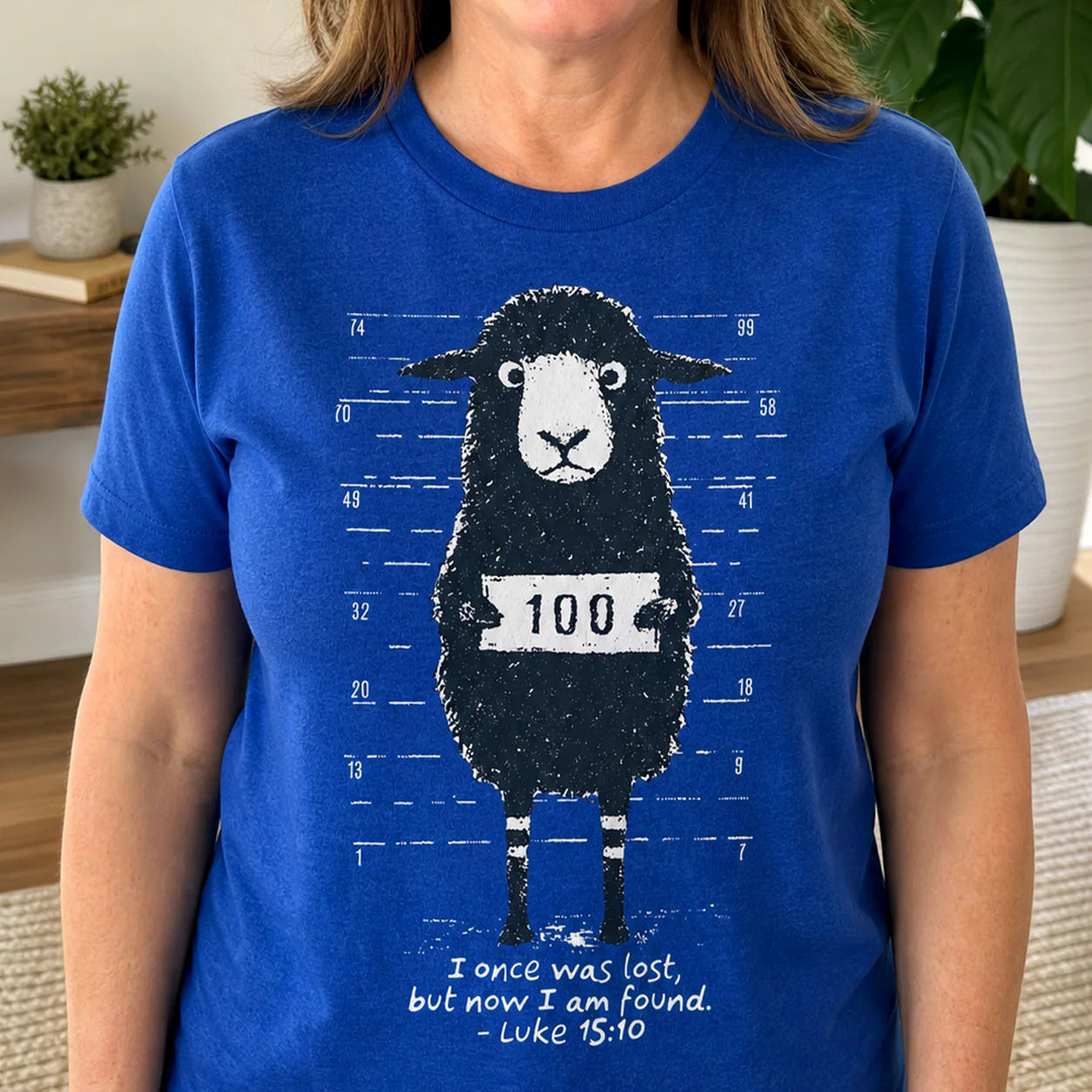 I Once Was Lost But Now I Am Found, Amazing Grace | 2D Unisex T-shirt