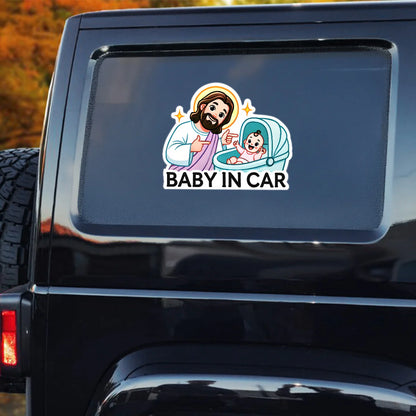 Baby In Car - Sticker