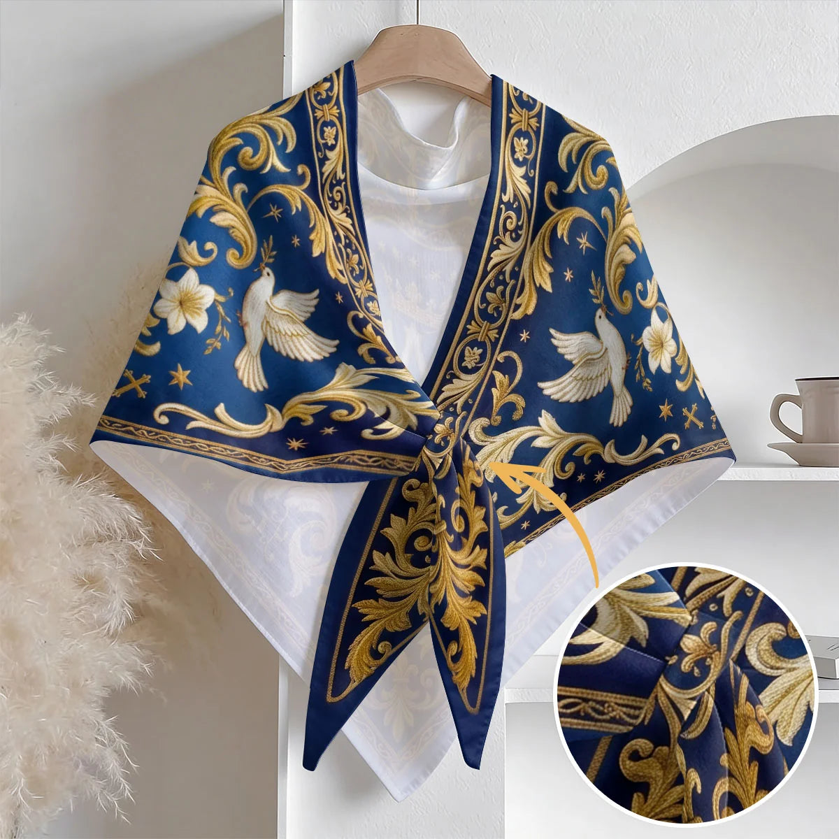 Mary Queen Of Heaven Bandana, Gift For Women | Shawl Wrap