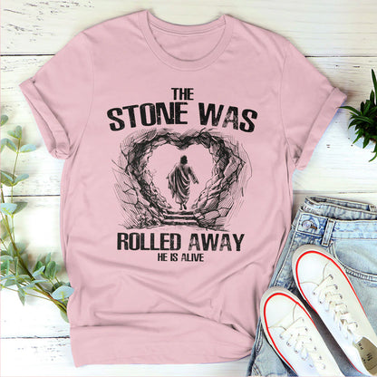 The Stone Was Rolled Away | 2D Unisex T-shirt
