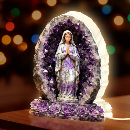 Our Lady of Amethyst Grace - Light Box