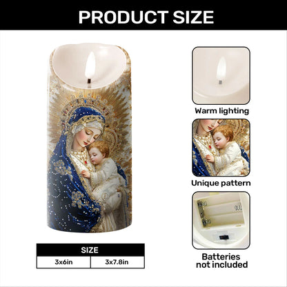 Holy Mother’s Tender Love - Flameless LED Candle