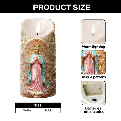 Golden Grace - Flameless LED Candle