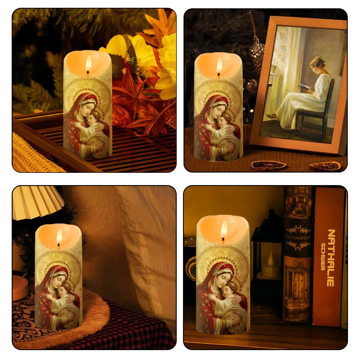 Mother of Tender Mercy - Flameless LED Candle