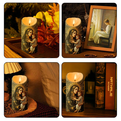 Golden Halo Lullaby - Flameless LED Candle