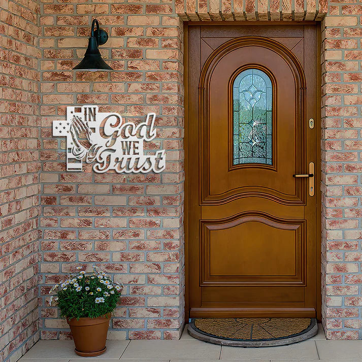 In God We Trust - Metal Wall Art Sign