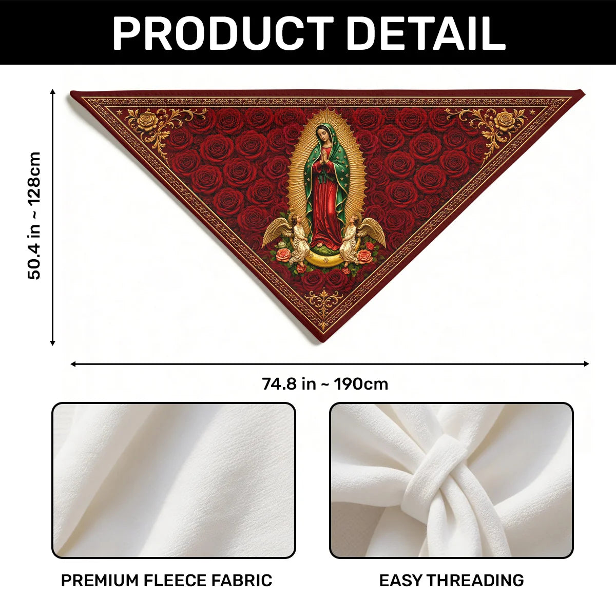 Our Lady Of Guadalupe Rose Devotio, Gift For Women | Shawl Wrap