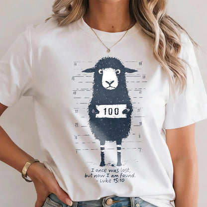I Once Was Lost But Now I Am Found, Amazing Grace | 2D Unisex T-shirt
