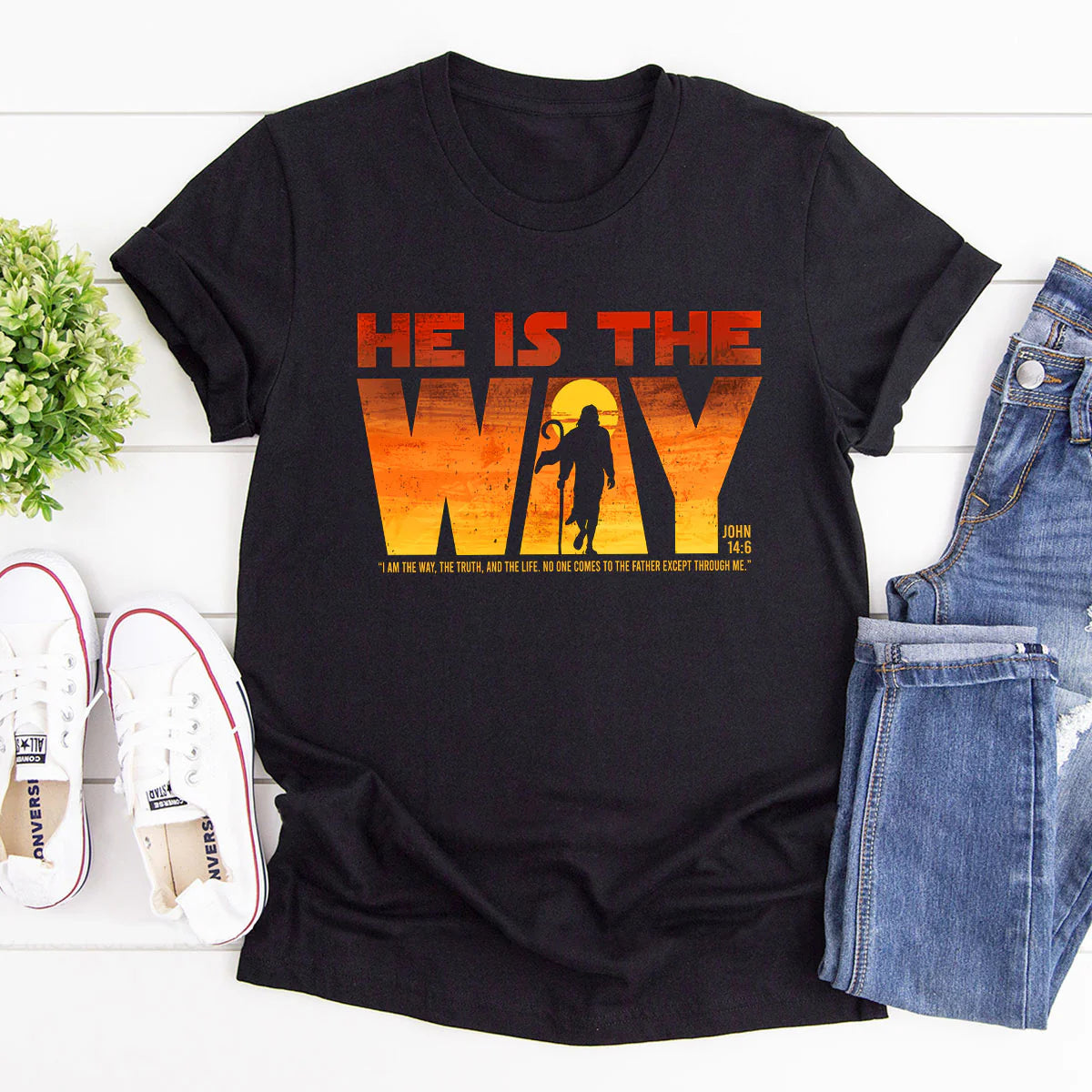 He Is The Way | Personalized 2D Unisex T-shirt