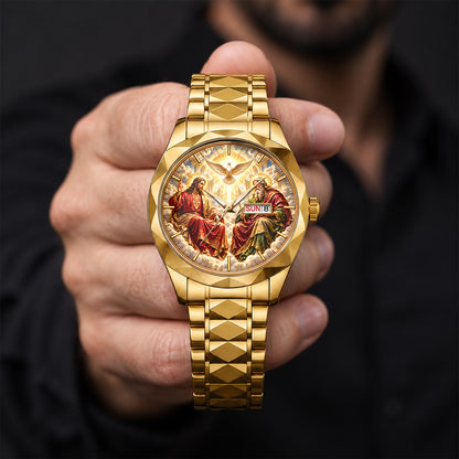 Divine Glory Of The Holy Trinity, Gift For Men - Men's Wrist Watch