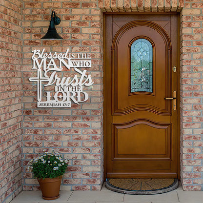 Faithful Heart - Metal Wall Art Sign