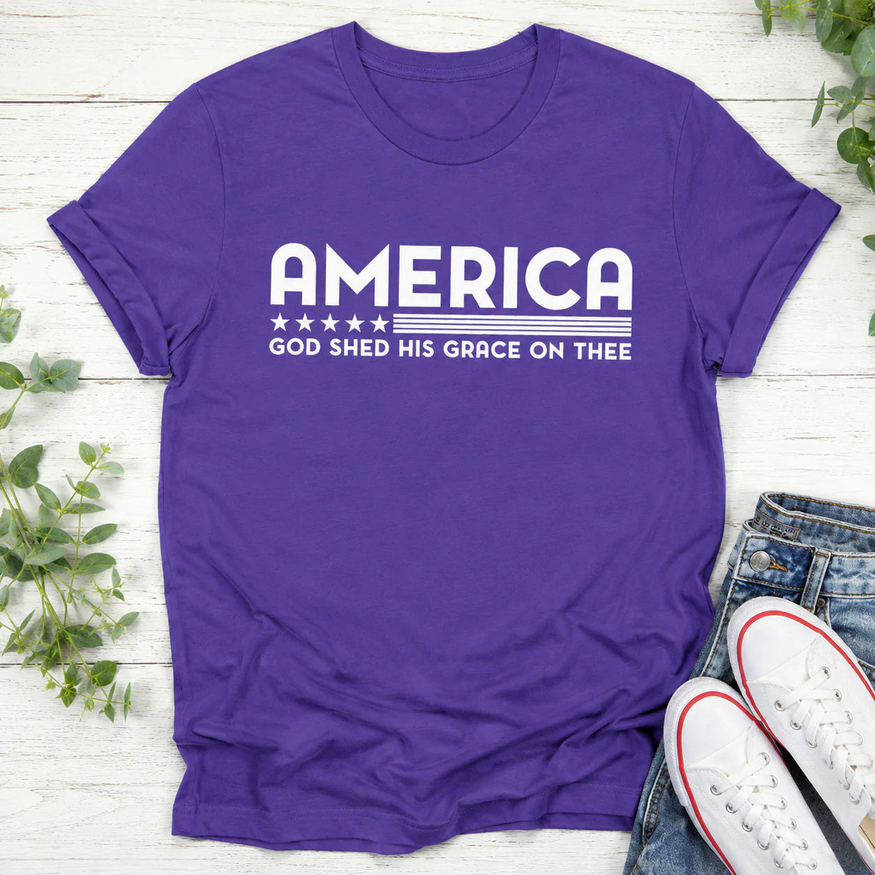 God Shed His Grace On Thee | 2D Unisex T-shirt