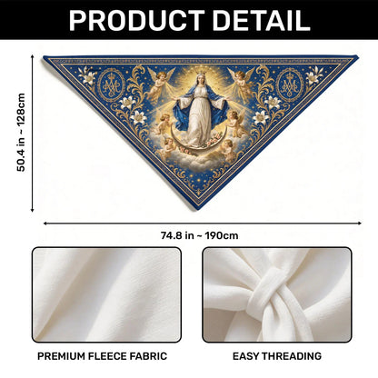 Queen Of Heaven Marian, Gift For Women | Shawl Wrap