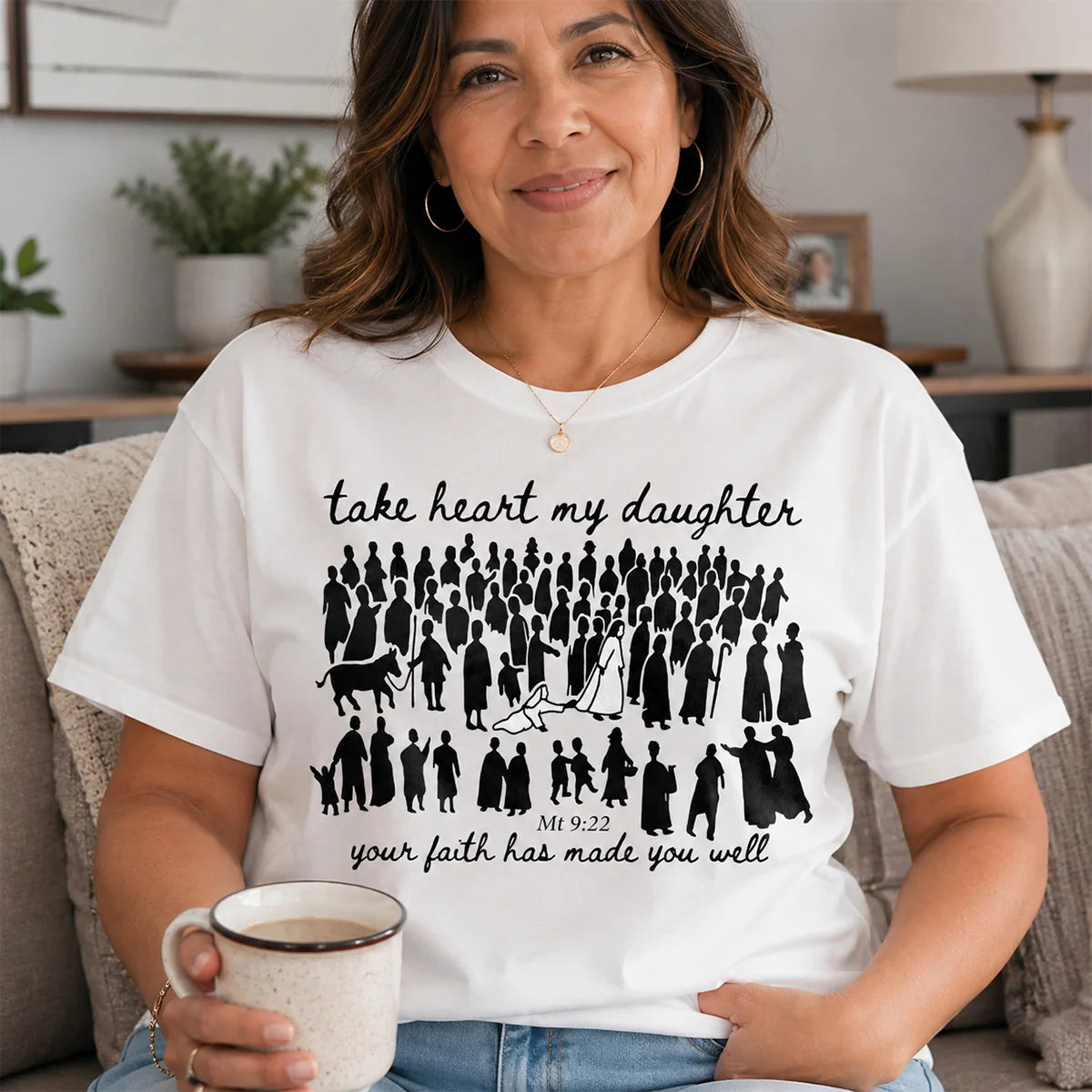 Your Faith Has Made You Well, Mark 5:34 | 2D Unisex T-shirt