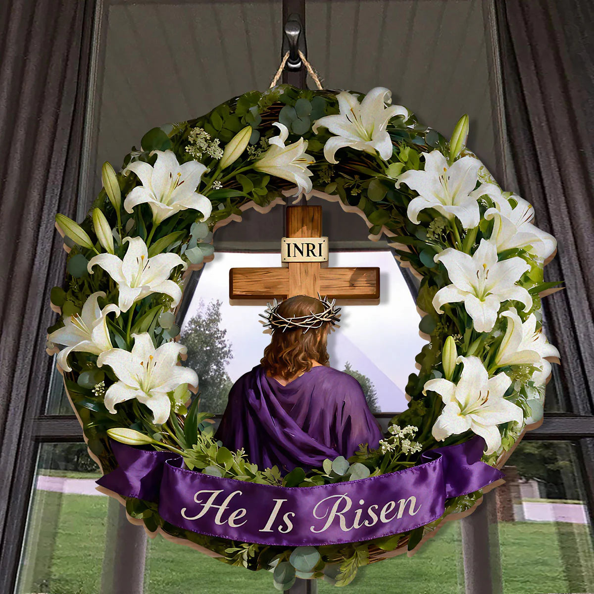 Reflect On The Path Of Sacrifice | Wooden Door Sign