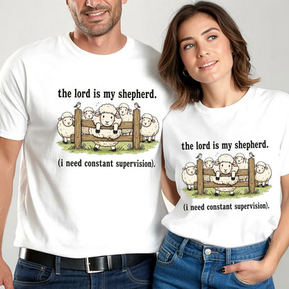 The Lord Is My Shepherd, Gift For Loved One | Personalized 2D Unisex T-shirt