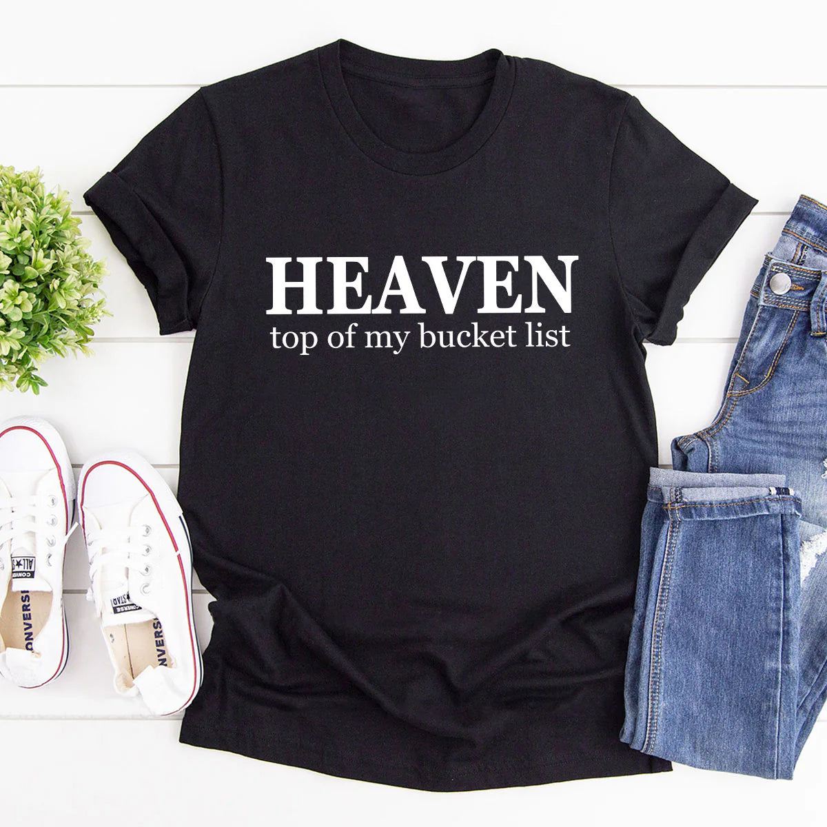 Top Of My Bucket List | Personalized 2D Unisex T-shirt