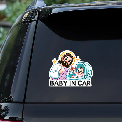 Baby In Car - Sticker
