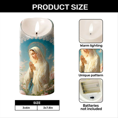 Our Lady Of Grace - Flameless LED Candle