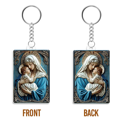 Mary And Jesus - Acrylic Keychain