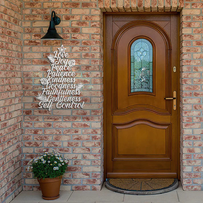 Fruit Of The Spirit - Metal Wall Art Sign