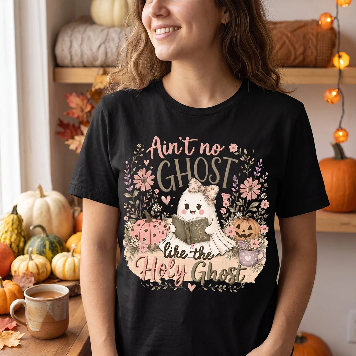 Ain't No Ghost Like The Holy Ghost, Gift For Faith Lover | 2D Unisex T-shirt