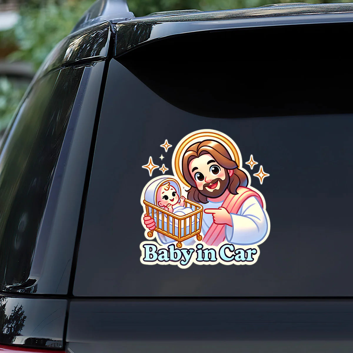Baby In Car 4 - Sticker