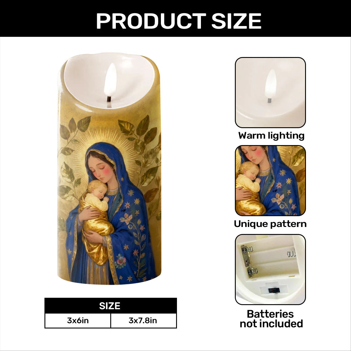 Heavenly Mother - Flameless LED Candle