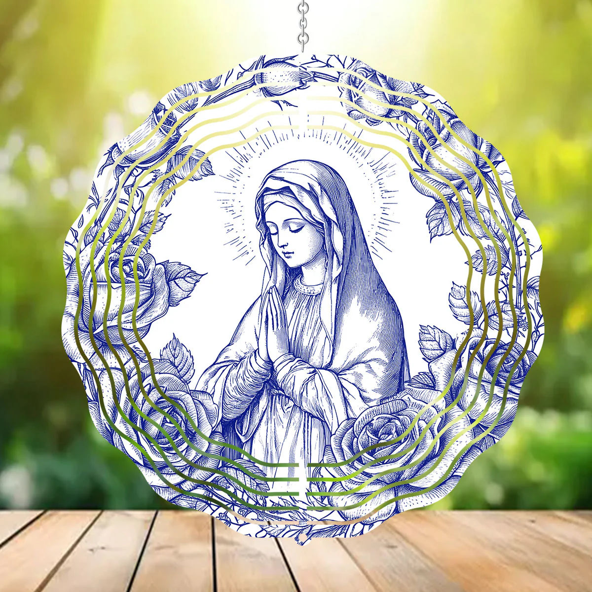 Immaculate Devotion Toile Art - Wind Spinners