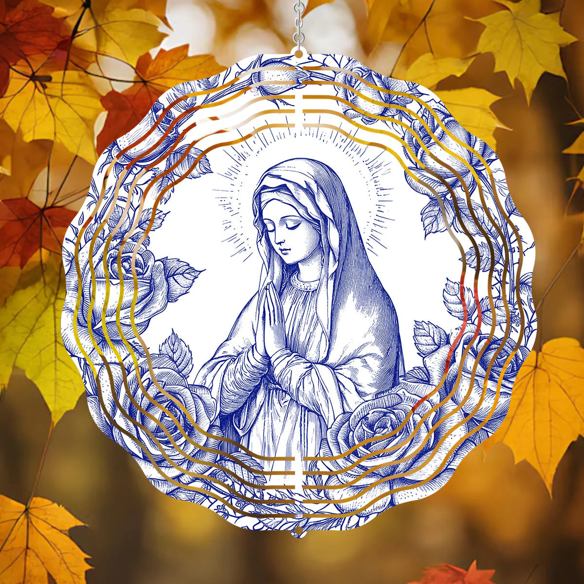 Immaculate Devotion Toile Art - Wind Spinners