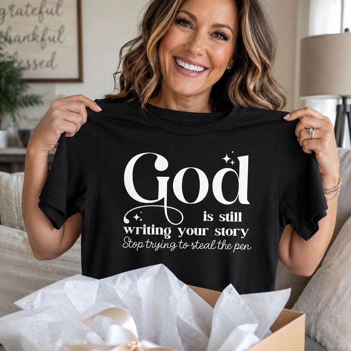 God Is Still Writing Your Story | 2D Unisex T-shirt