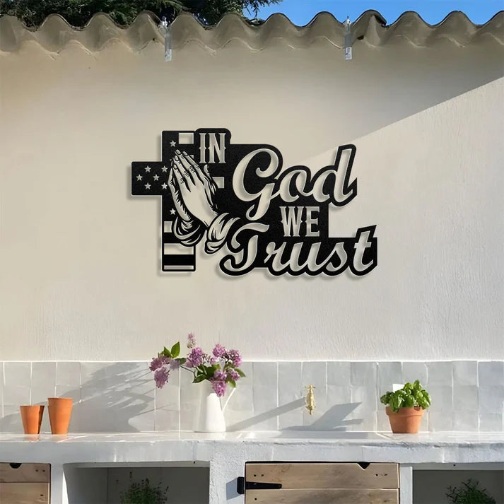 In God We Trust - Metal Wall Art Sign