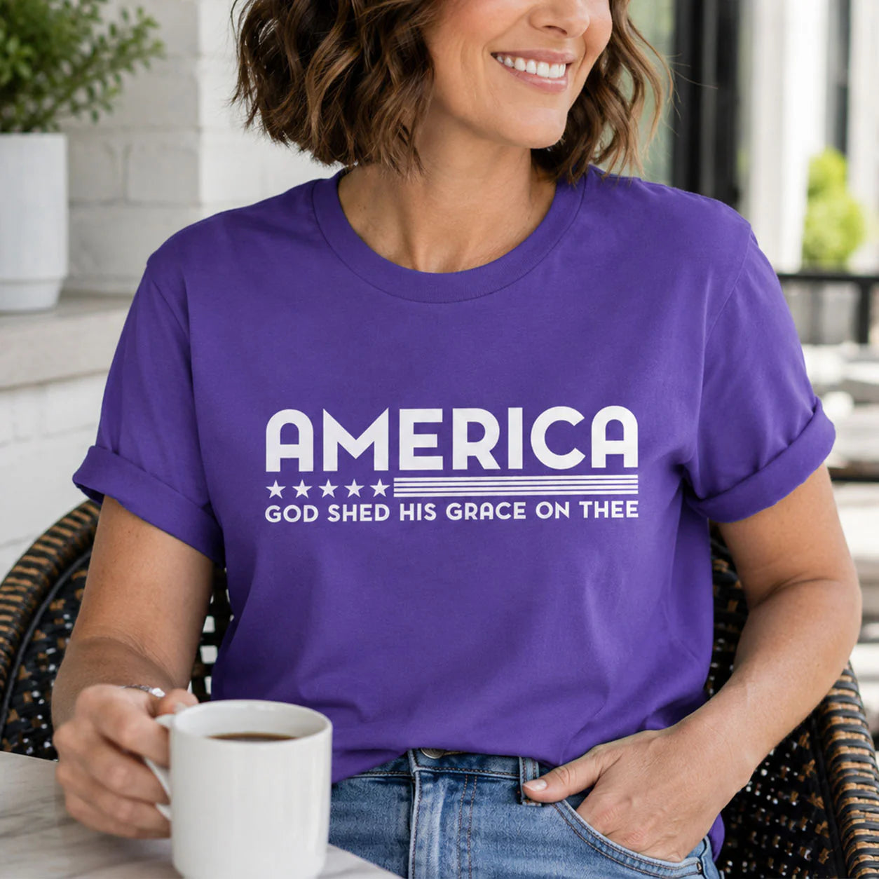 God Shed His Grace On Thee | 2D Unisex T-shirt