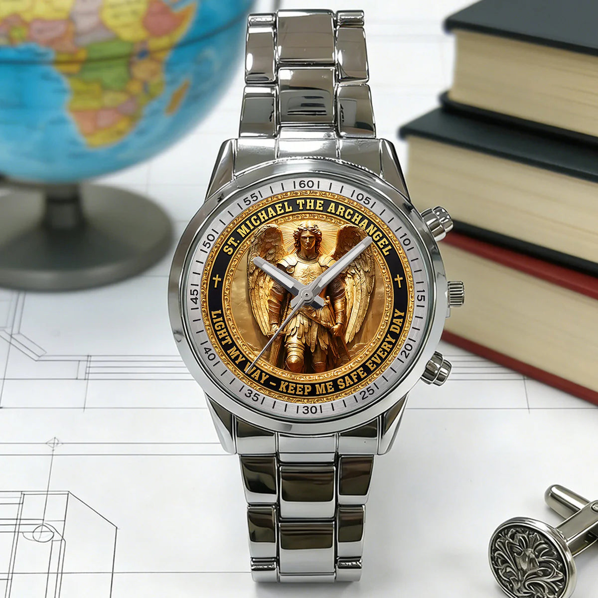 Archangel Michael Heaven’s Guardian - Men's Wrist Watch