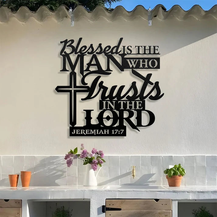 Faithful Heart - Metal Wall Art Sign