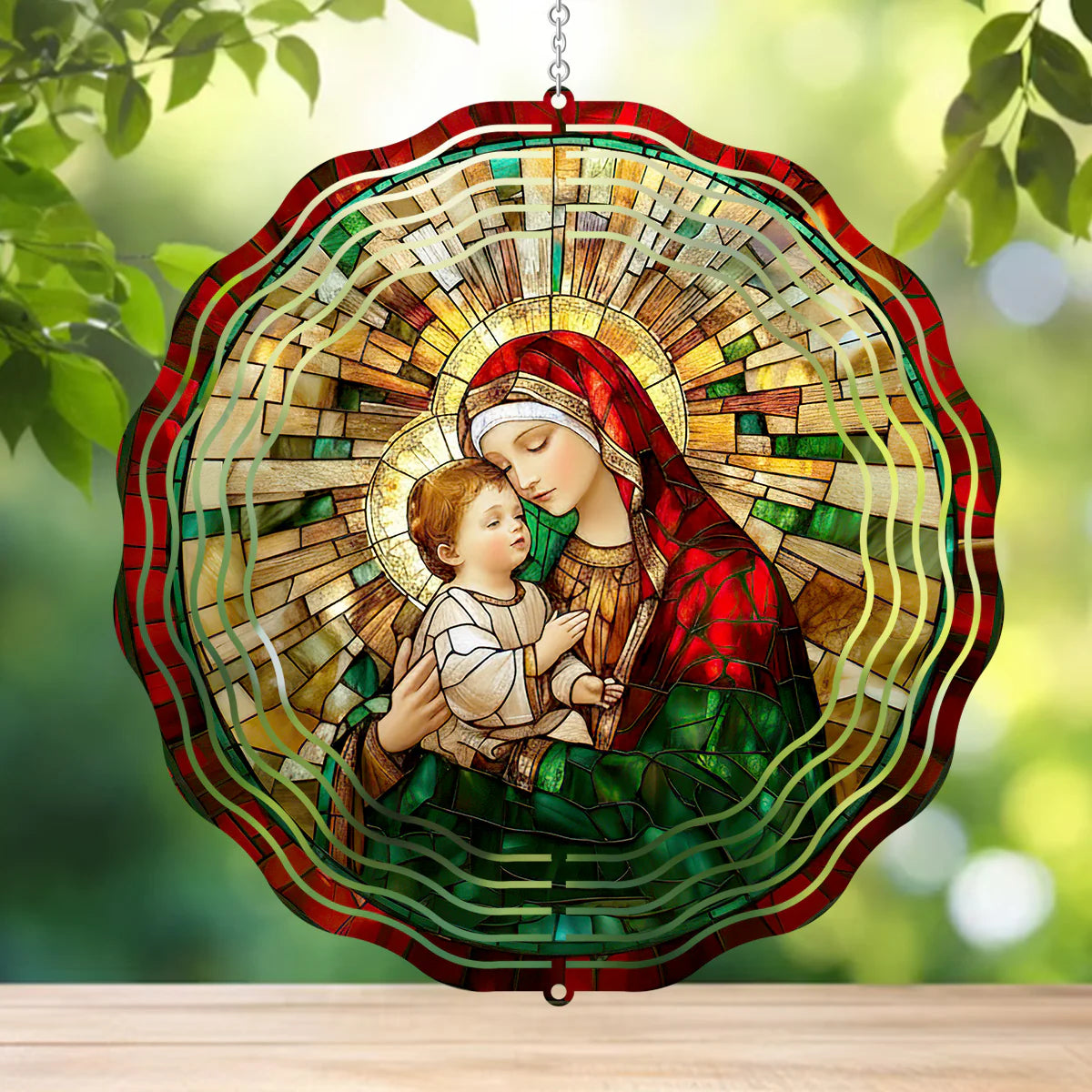 Sacred Light Of Mother And Child - Wind Spinners