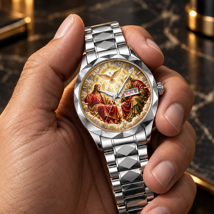 Divine Glory Of The Holy Trinity, Gift For Men - Men's Wrist Watch