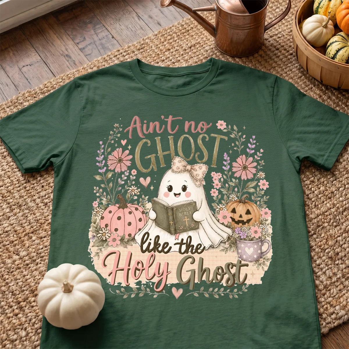 Ain't No Ghost Like The Holy Ghost, Gift For Faith Lover | 2D Unisex T-shirt