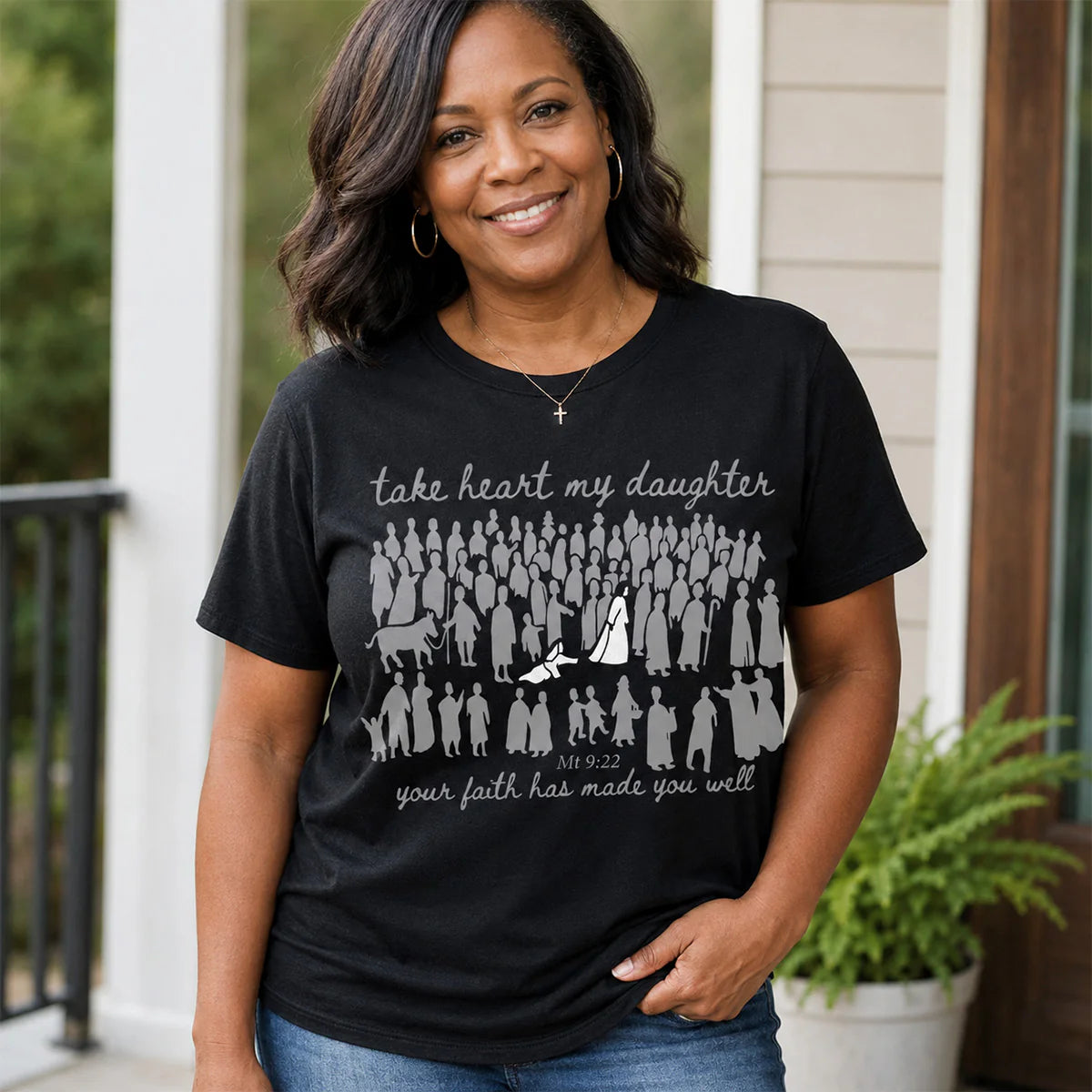 Your Faith Has Made You Well, Mark 5:34 | 2D Unisex T-shirt