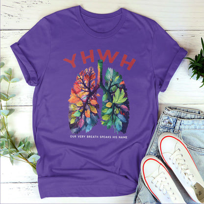 YAHWEH Our Very Breath Speaks His Name | 2D Unisex T-shirt