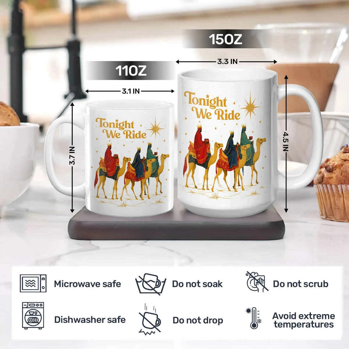 Tonight We Ride, Gift For Yourself | Ceramic Coffee Mug